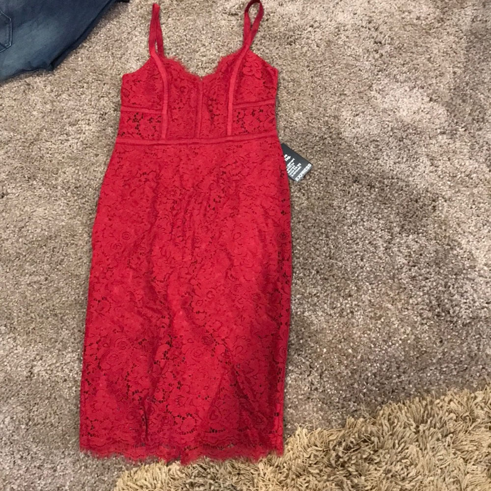 Express lace dress
